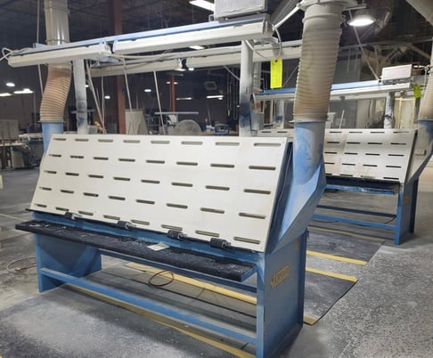 Denray #3096-A-Frame-Central-System, dual-sided downdraft table, 2-8" inlet, 2020 (2 available) - Image 4