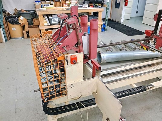 J & P Machines #4-RSDC, Pocket Hole Boring Machine Throughfeed, 10-15 PPM, 1.5"-6" Width capacity - Image 3