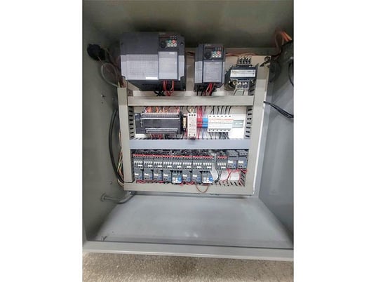 J & P Machines #4-RSDC, Pocket Hole Boring Machine Throughfeed, 10-15 PPM, 1.5"-6" Width capacity - Image 7