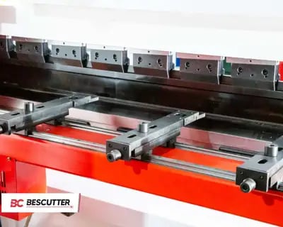 250 Ton, BesCutter K Series, CNC Press Brake, 10/13 FT, Delem DA69T Control - Image 5