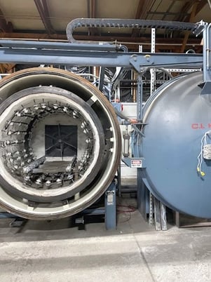 24" width x 36" L x 24" H, C.i.hayes, 1450&deg;F electric vacuum furnace - Image 1