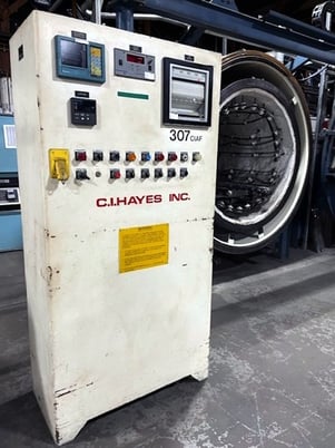 24" width x 36" L x 24" H, C.i.hayes, 1450&deg;F electric vacuum furnace - Image 3