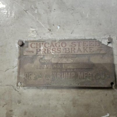 35 Ton, Chicago Dreis & Krump, mechanical press brake - Image 5