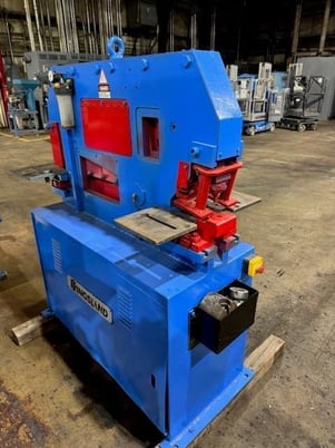 Kingsland #50XA, Ironworker, 50 ton, 7" throat, 4" angle, 4 HP, S/N 788896, 50XA - Image 3