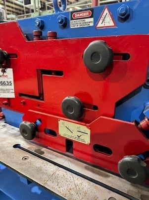 Kingsland #50XA, Ironworker, 50 ton, 7" throat, 4" angle, 4 HP, S/N 788896, 50XA - Image 8
