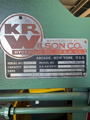 60 Ton, Wilson K.r. #37G, H-frame Press, S/N A-3170, 1965, 37G - Image 8