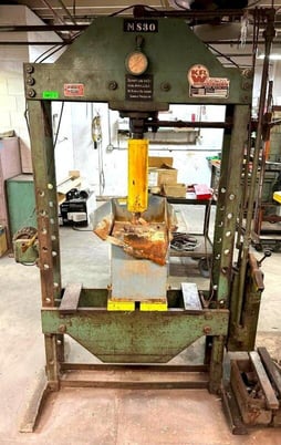 60 Ton, Wilson K.r. #37G, H-frame Press, S/N A-3170, 1965, 37G - Image 10