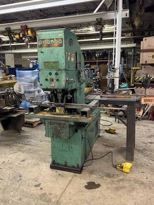 5" x 5" x 1/2" Piranha #PII-65, Ironworker, 65 ton, 11" x 38" platen surface, S/N 312, 2002, PII-65 - Image 2