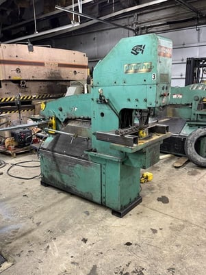 5" x 5" x 1/2" Piranha #PII-65, Ironworker, 65 ton, 11" x 38" platen surface, S/N 312, 2002, PII-65 - Image 3
