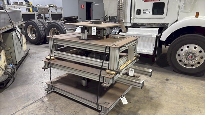 54" x 54" Ellison Cell Table With Rotary Top - Image 3