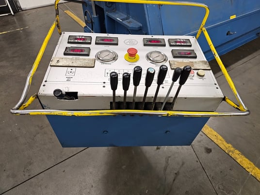 M.g. #420/16, 4-roll hydrauic plate roll, cone rolling attachment, movable pendant arm, 1997 - Image 7