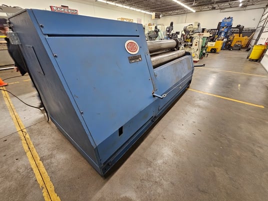 M.g. #420/16, 4-roll hydrauic plate roll, cone rolling attachment, movable pendant arm, 1997 - Image 10