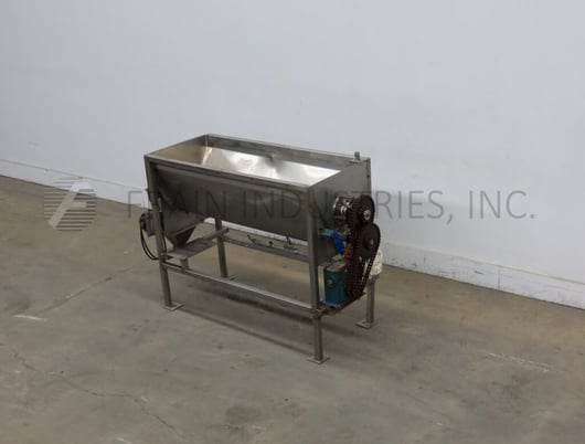 Feeder Auger, 10 CuFt, pre feeder, dual screws, 4-1/2" flanged discharge, 0.75 HP - Image 5