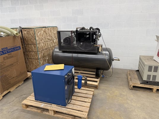 200 psi, Industrial Gold, 2-stage refrigerated compressor, 120 gallon, Baldor 7.5 HP, 230 V., Great Lakes - Image 10