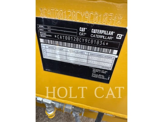 Cat 120 JOY, Motor Grader, 407 hours, S/N: Y9C01034, 2023 - Image 6