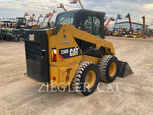 Cat 236D, Skid Steer Loader, 2679 hours, S/N: BGZ05502, 2019 - Image 3