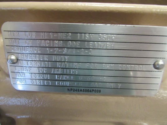 300 HP 3600 RPM General Electric, Frame 508/509LS, TEFC, BB, new, 2300/4000 Volts - Image 2