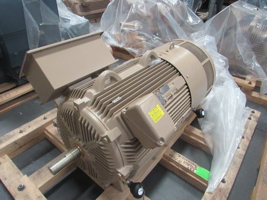 300 HP 3600 RPM General Electric, Frame 508/509LS, TEFC, BB, new, 2300/4000 Volts - Image 3