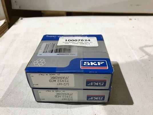 SKF #71912-ACD/PA9ADBC, High Precision Bearings, New - Image 1