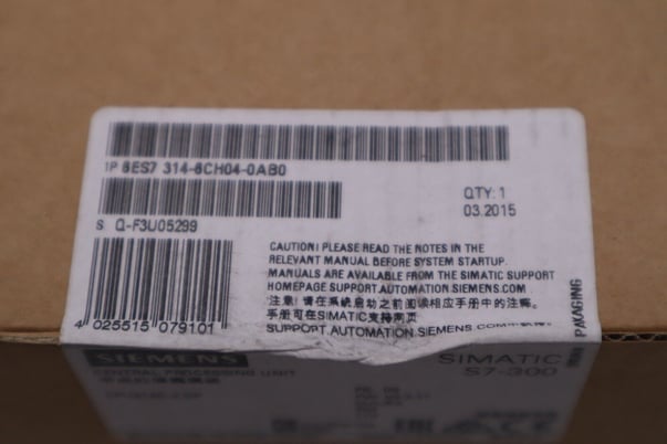 Siemens S7-300 CPU314C-2 DP Simatic S7 6ES7314-6CH04-0AB0 CPU NEW SEALED #G218A - Image 2