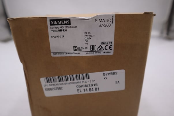 Siemens S7-300 CPU314C-2 DP Simatic S7 6ES7314-6CH04-0AB0 CPU NEW SEALED #G218A - Image 3