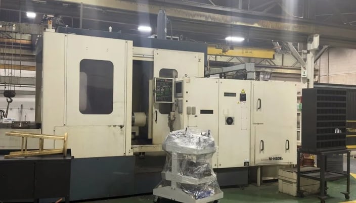 Mitsubishi #M-H60EN, horizontal machining center, 80 automatic tool changer, 39.4" X, 31.5" Y, 31.5" Z, 6000 - Image 1