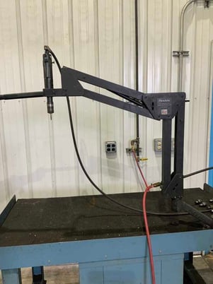 Flex Arm #S-36, pneumatic tapping arm, 14" -51" reach, 400 RPM, 90 psi, 28 cfm, tap & drill head included - Image 4