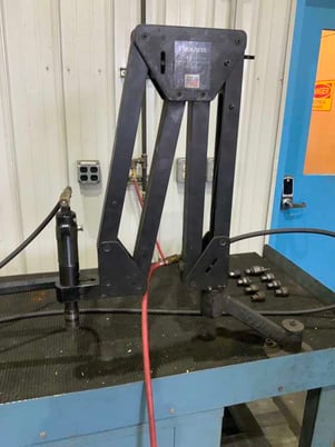 Flex Arm #S-36, pneumatic tapping arm, 14" -51" reach, 400 RPM, 90 psi, 28 cfm, tap & drill head included - Image 6