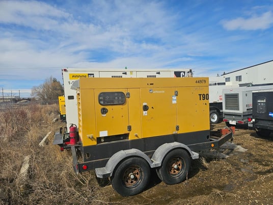 80 KW Terex T90, diesel generator set, 480 Volts, 3-phase, Perkins engine, 2008 - Image 2