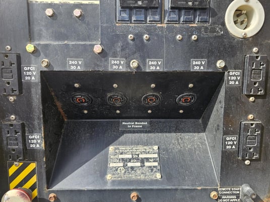80 KW Terex T90, diesel generator set, 480 Volts, 3-phase, Perkins engine, 2008 - Image 4