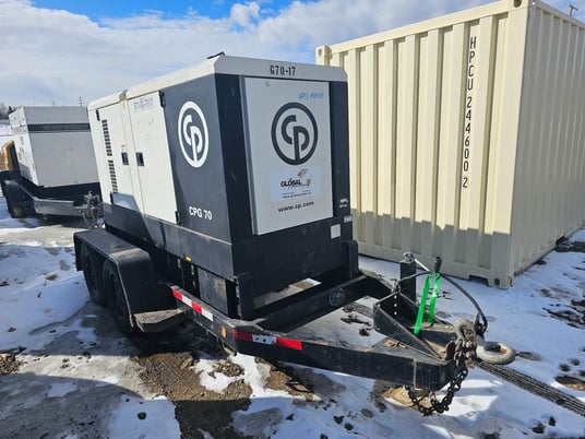 40 KW Chicago Pneumatic #CPG-70, diesel generator set, 120/240 Volts, 1-phase - Image 4