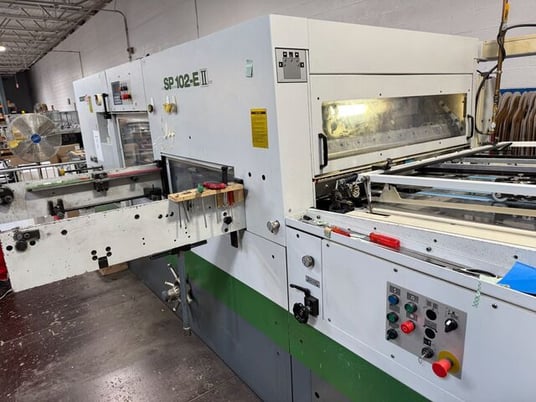 250 Ton, Bobst #SP-102-CER, Automatic Die-Cutting Machine, 40-1/8" x 28-3/8" max sheet, 7500 sheets/hr, paper - Image 1