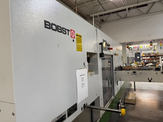 250 Ton, Bobst #SP-102-CER, Automatic Die-Cutting Machine, 40-1/8" x 28-3/8" max sheet, 7500 sheets/hr, paper - Image 3
