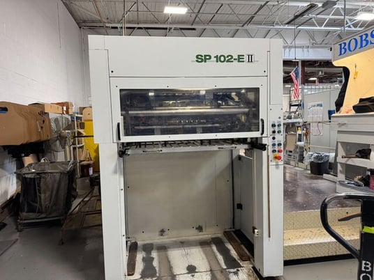 250 Ton, Bobst #SP-102-CER, Automatic Die-Cutting Machine, 40-1/8" x 28-3/8" max sheet, 7500 sheets/hr, paper - Image 4