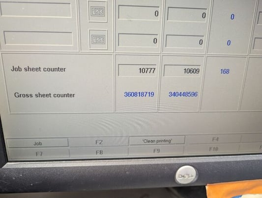 KBA #RA-105-6+L-CX-PWVA, Sheetfed Offset Press, (6) Color, with coater, 29.1" x 41.3" max sheet, 1.2mm thick - Image 5