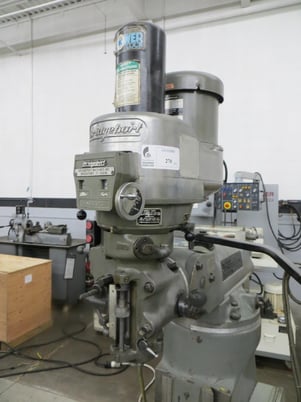 Bridgeport #Series-I, vertical knee mill, Sony Magnescale LH10 2-Axis digital read out, 2 HP, Bridgeport - Image 9