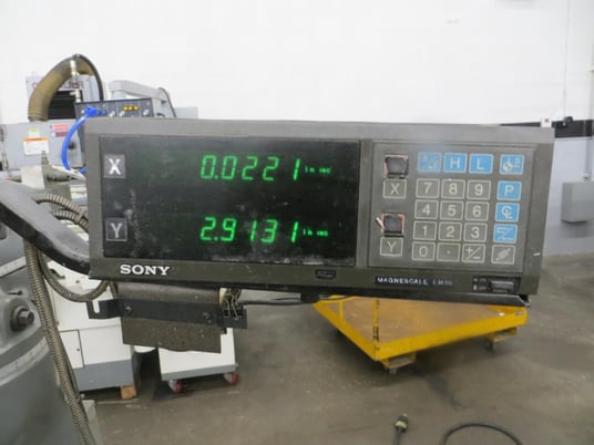 Bridgeport #Series-I, vertical knee mill, Sony Magnescale LH10 2-Axis digital read out, 2 HP, Bridgeport - Image 10