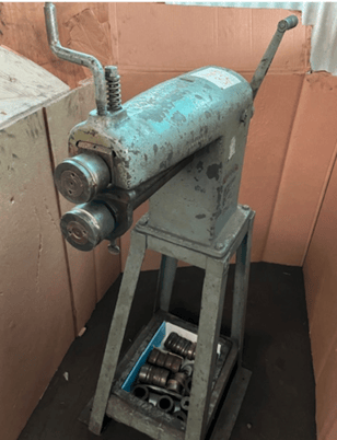 18 gauge Niagara #192 Beader-Geared, 13-3/4" throat, 2-13/16" roll diameter, 2" lgth, w/beading gage & rolls - Image 5