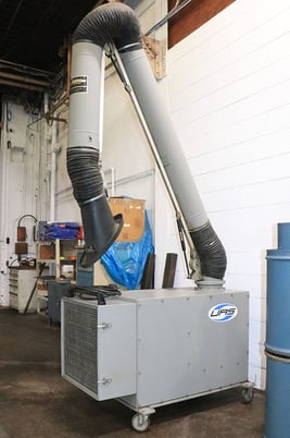 1500 cfm United Air Specialty #VP-1500, dust collector, 3 HP, 2005 - Image 4