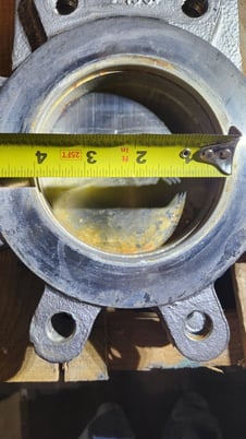 FNW VALVE CO, SIZE: 4, BODY: CF8M 4" MANUAL VALVE STOCK PF - 200 - Image 4
