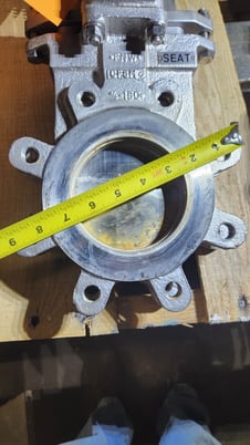 FNW VALVE CO, SIZE: 4, BODY: CF8M 4" MANUAL VALVE STOCK PF - 200 - Image 5