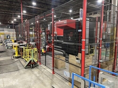 110 Ton, Amada #HG-1003ARS, hydraulic press brake, AMNC 3i CNC Control, 6-Axis, 10.2' OA, 106.3" between - Image 2