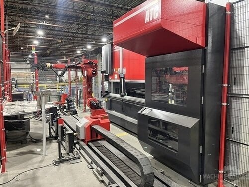 110 Ton, Amada #HG-1003ARS, hydraulic press brake, AMNC 3i CNC Control, 6-Axis, 10.2' OA, 106.3" between - Image 5