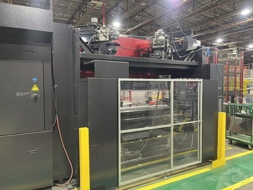 110 Ton, Amada #HG-1003ARS, hydraulic press brake, AMNC 3i CNC Control, 6-Axis, 10.2' OA, 106.3" between - Image 6