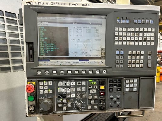 Okuma #LB-45II/C4000, CNC lathe, 2-Axis, OSP-P200L Control, 33.4" swing, 5" bar, 4-jaw 24" chuck, 2007 - Image 8