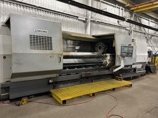 Okuma #LB-45II/C4000, CNC lathe, 2-Axis, OSP-P200L Control, 33.4" swing, 5" bar, 4-jaw 24" chuck, 2007 - Image 9
