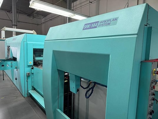 Iberica #SRK-144K, die cutter blanker machine, 7500 sheets/hr., 500/1040x700/1440mm, 2002 - Image 1