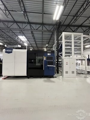 HSG #G4020V 6G, 30000 watt Raycus fiber laser with store4020 6 shelf automation, new - Image 1