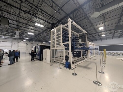 HSG #G4020V 6G, 30000 watt Raycus fiber laser with store4020 6 shelf automation, new - Image 8