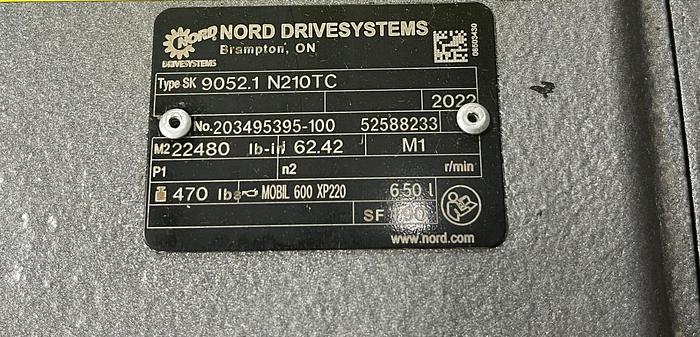 Nord Drivesystems #SK-9052.1-N210TC, gear unit, new spare, 2022 - Image 2